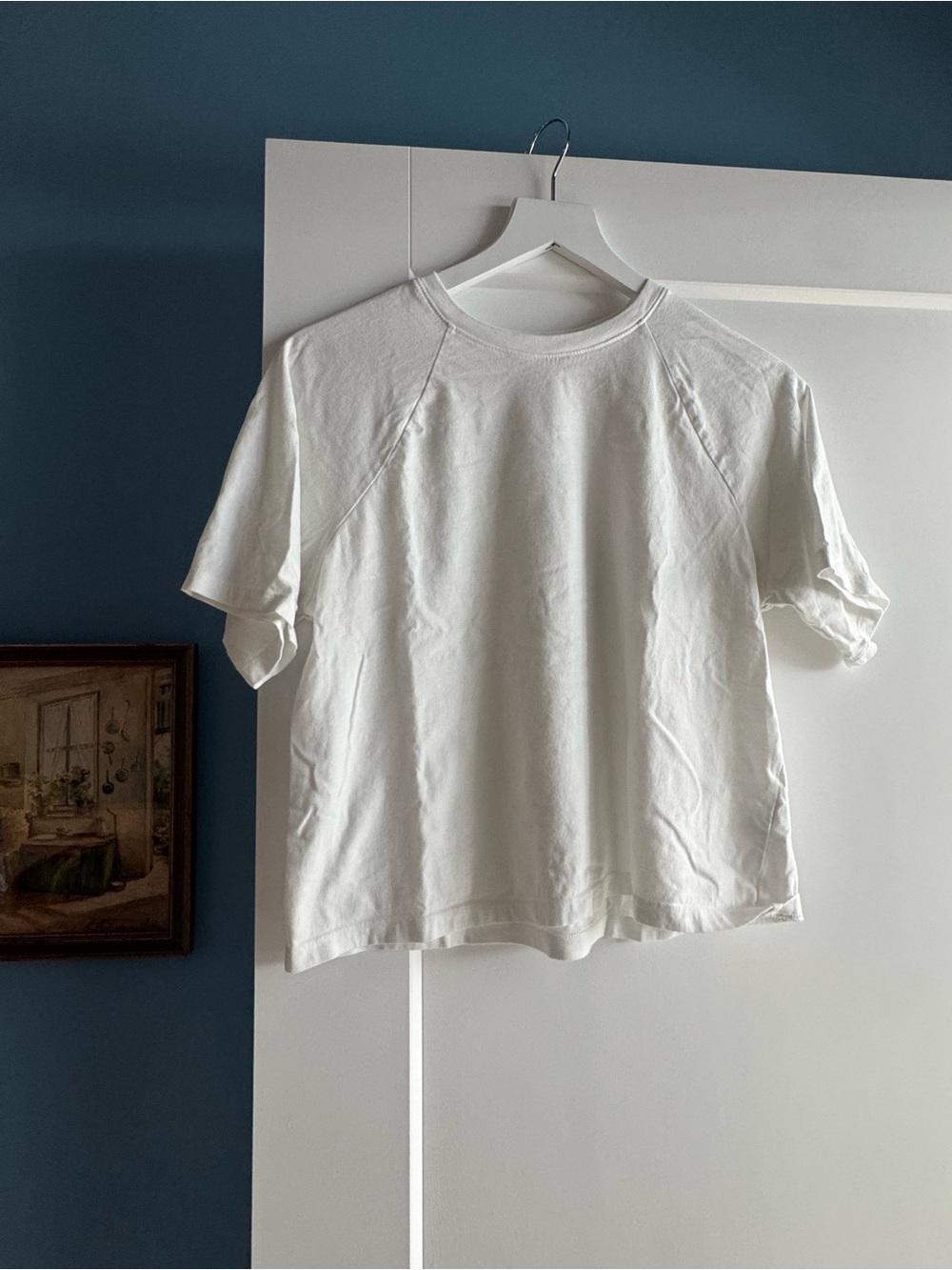 Set of black & white Everlane short sleeve Henleys